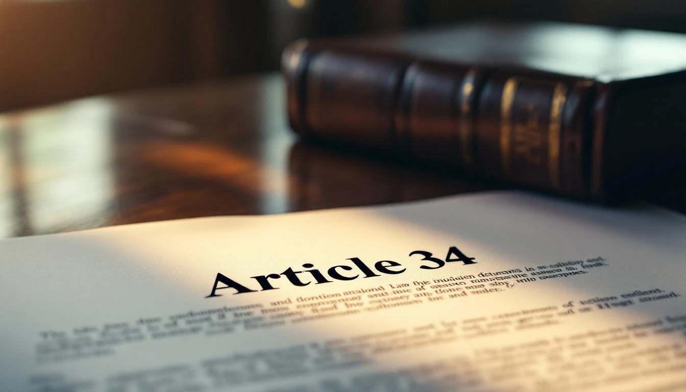 Comment l'article 34 définit le champ de la loi en 2026