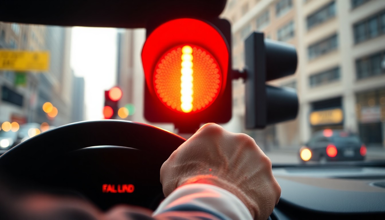 Comment griller un feu rouge peut impacter votre prime d'assurance