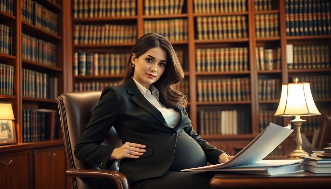 Les défis d'une avocate enceinte dans le milieu juridique
